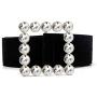 YAYOHU Fashion Designer Belts for Women with Statement Drop Earrings
