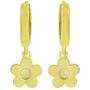 AFFY Jewelry Multi Enamel Flower Drop Earrings in 925 Sterling Silver