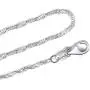 925 Sterling Silver 1.2 MM Singapore Italian Chain Necklace with Lobster Claw Clasp 16-30'' 925 Sterling Silver 1.2 MM Singapore Italian Chain Necklace with Lobster Claw Clasp 16-30''