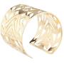 Lux Accessories Gold Tone Aztec Style Geo Cutout Bracelet Cuff