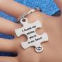 WUSUANED Puzzle Piece Keychain You are The Missing Piece to My Heart I Found My Missing Piece to My Heart Puzzle Jewelry Gift for Couple Best Friend
