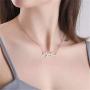 Personalized Infinity Name Necklace for Women,Custom Necklace Pendant with 2 Names,Jewelry Gift Customized Name Necklace Personalized Mother Necklaces