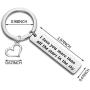WUSUANED I Love You More Than All The Stars in The Sky Keychain Astronomy Gift for Couple Family Best Friends