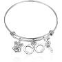 Ribukat Police Bracelet Police Gifts Sheriff Gifts Thin Blue Line Police Officer Gifts Police Wife Mom Bracelet Deputy Wife Girlfriend Jewelry