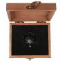 JINX The Witcher 3 Necklace with White Wolf Medallion + LED Eyes + Wooden Case