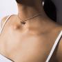 Jeweful Butterfly Necklace Y Pendant Simple Cute Necklaces Long Multilayer Chain Fashion Jewelry Women Girls Gift for Her