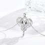 Elephant Necklace for Women 925 Sterling Silver Lucky Animal Pendant Necklace Jewelry Gifts for Women Mother Birthday