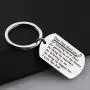 BEKECH Hockey Dad Gifts Ice Hockey Keychain Sport Dad Thank You Gift Dear Dad Thank You for Teaching Me to Skate Fathers Day Hockey Gifts for Dad from Daughter Son