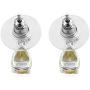 Shop LC 2 stone Dangle Drop Earrings for Women Platinum Over 925 Sterling Silver Prom Purple Jewellery Mothers Day Gifts (Black Spinel/Yellow-Quartz/Amethyst/Green-Peridot)