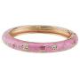 UJOY Girls Bracelets Jewelry Multi-Colors Sunflower Cloisonne Enameled 1.96 1.9 Baby Bangle Spring Hinged 55D25