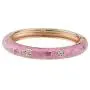 UJOY Girls Bracelets Jewelry Multi-Colors Sunflower Cloisonne Enameled 1.96 1.9 Baby Bangle Spring Hinged 55D25