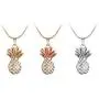 Ouran Long Necklace for Women,Pineapple Pendant Necklace Rose Gold or Silver Chain Necklace with CZ Crystal Ouran Long Necklace for Women,Pineapple Pendant Necklace Rose Gold or Silver Chain Necklace with CZ Crystal