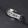 VASSAGO Nordic Viking Triskele Symbol Irish Trinity Celtic Knot Cuff Bracelet Stainless Steel Bangle Vintage Amulet Jewelry Gifts for Men Women Teens VASSAGO Nordic Viking Triskele Symbol Irish Trinity Celtic Knot Cuff Bracelet Stainless Steel Bangle Vintage Amulet Jewelry Gifts for Men Women Teens