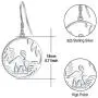 Giraffe Drop Earrings Flamingo Earrings S925 Sterling Silver Animal Dangle Earrings Tree of Life Jewelry Gifts for Women Mom Mothers Day Birthday