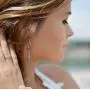 Stainless Steel Boho Hoop Earrings, Pink Stone/Nature Agate/Turquoise Beads/Circle Tassel Dangle Hoop Earrings Round Statement Earrings for Women Stainless Steel Boho Hoop Earrings, Pink Stone/Nature Agate/Turquoise Beads/Circle Tassel Dangle Hoop Earrings Round Statement Earrings for Women