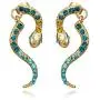Boaccy Crystal Earrings Snake Earring Jackets Ear Drop Green Jewelry for Women and Girls Boaccy Crystal Earrings Snake Earring Jackets Ear Drop Green Jewelry for Women and Girls