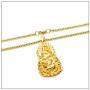 Heavstjer Fashion Plated 18K Gold Dragon Tag Pendant Necklace,22inches Link Chain