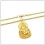Heavstjer Fashion Plated 18K Gold Dragon Tag Pendant Necklace,22inches Link Chain