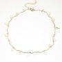 Long tiantian Gold Star Choker Necklace for Women Cute Necklace for Teen Girls Trendy Star Necklace Choker Adjustable