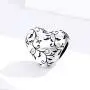 BAMOER Love Heart Bead Charms for Pandora Bracelets 925 Sterling Silver Heart Shape Charm Infinity Love Jewelry Gifts