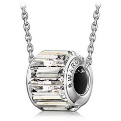 Alex Perry Christmas Jewelry Gifts Necklace for Women, ✦Rotating Elf✦ Bead Pendant Necklace 925 Sterling Silver Chain, with Crystals from Austria Gifts for Women Ladies Girls