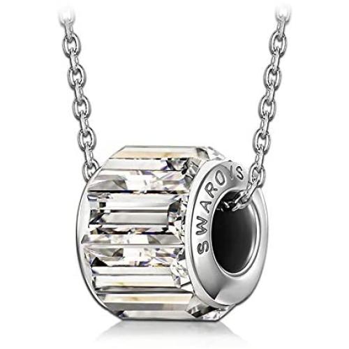 Alex Perry Christmas Jewelry Gifts Necklace for Women, ✦Rotating Elf✦ Bead Pendant Necklace 925 Sterling Silver Chain, with Crystals from Austria Gifts for Women Ladies Girls