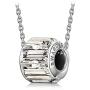 Alex Perry Christmas Jewelry Gifts Necklace for Women, ✦Rotating Elf✦ Bead Pendant Necklace 925 Sterling Silver Chain, with Crystals from Austria Gifts for Women Ladies Girls