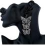 Butterfly Dangle Drop Earrings Multi Butterfly Animal Tassel Drop Long Earrings for Women Girls Fashion Jewelry