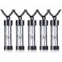 Stainless Steel Timeless Hourglass Charm Cremation Urn Ash Holder Pendant Necklace Keepsake Memorial Jewelry