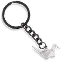 Emerald Park Jewelry Origami Bird Charm Keychain
