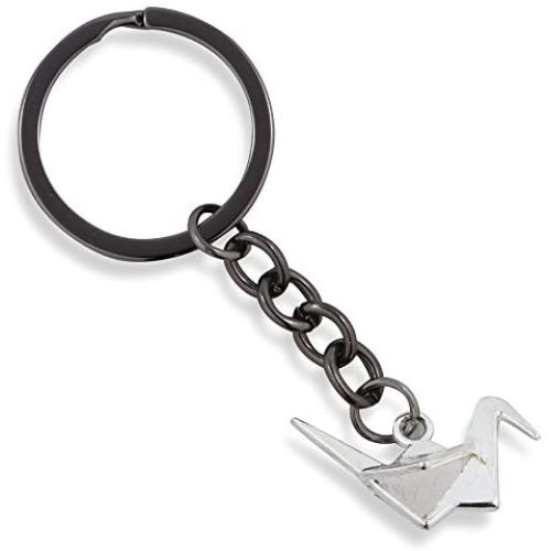 Emerald Park Jewelry Origami Bird Charm Keychain