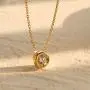 S.Leaf Cubic Zirconia Necklace Solitaire Pendant Sterling Silver Necklace for Women S.Leaf Cubic Zirconia Necklace Solitaire Pendant Sterling Silver Necklace for Women