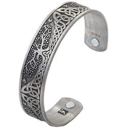 Dawapara Pagan Yggdrasil Tree of Life Norse Mythology Magnetic Health Cuff Bracelet Men Women Jewelry