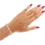 NATALIA DRAKE 1/20 Cttw White Diamond Bracelet for Women in Rhodium Plated Sterling Silver (Color H-I/Clarity I2-I3) NATALIA DRAKE 1/20 Cttw White Diamond Bracelet for Women in Rhodium Plated Sterling Silver (Color H-I/Clarity I2-I3)
