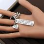 Zuo Bao Scales of Justice Keychain Paralegal Gift Legal Assistant Gift A Truly Great Paralegal is Hard to Find Difficult to Part with Legal Secretary Gift