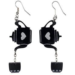 CutieJewelry Teapot Tea Pot Afternoon Womens Ladies Dangle Earrings