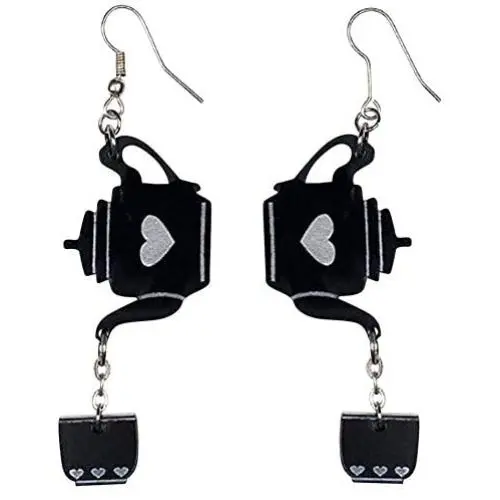 CutieJewelry Teapot Tea Pot Afternoon Womens Ladies Dangle Earrings