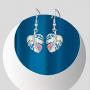 ECOLVANT Drop Earrings for Women Sterling Silver Earrings Opal Colorful Leaves Dangle Earrings for Women Girls Birthday Party Fashion Opal Earrings