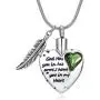 Heart Urn Necklace for Ashes Stainless Steel Cremation Jewelry for Ashes Keepsake Necklaces …