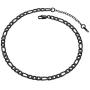 PROSTEEL 316L Stainless Steel Figaro Chain Necklace for Men/Women, Black/18K Real Gold Plated, 4mm to 13mm, 14inch to 30inch, Come Gift Box