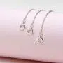 BENIQUE 925 Sterling Silver Necklace Extenders for Women - Made in USA, Solid Sterling Silver Fine Chain, Dainty Durable Strong Removable, Set of 3