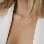 ABDOT Heart Initial Necklaces for Women Girls 14k Gold Plated Heart Pendant Letter Alphabet Necklace Personalized Layered Necklaces Birthday Jewelry Gifts