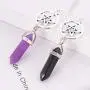 Yalice Vintage Quartz Healing Crystal Necklace Chain Pentacle Pendant Necklaces Jewelry for Women and Girls Yalice Vintage Quartz Healing Crystal Necklace Chain Pentacle Pendant Necklaces Jewelry for Women and Girls