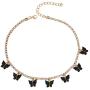 Sinkcangwu Multilayer Colors Butterfly Rhinestone Pendant Necklaces Dainty Necklace Fashion Chain Jewelry for Women and Girls Gift Sinkcangwu Multilayer Colors Butterfly Rhinestone Pendant Necklaces Dainty Necklace Fashion Chain Jewelry for Women and Girls Gift