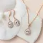 A+O Mother of the Groom Gift Drop Earrings or Jewelry set in Silver, Yellow Gold, Rose Gold
