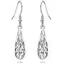 18k Gold Plate 925 Sterling Silver Vintage Filigree Dangle Earrings for Women 18k Gold Plate 925 Sterling Silver Vintage Filigree Dangle Earrings for Women