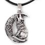 HAQUIL Wolf Jewelry Howling Wolf Pendant Necklace for Men for Women, 19.7''