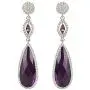 EVER FAITH Rhinestone Crystal Wedding Graceful Tear Drop Pierced Dangle Earrings EVER FAITH Rhinestone Crystal Wedding Graceful Tear Drop Pierced Dangle Earrings
