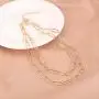 14K Gold Plated Dainty Paperclip Link Choker Chain Necklace Jewelry Set for Women Girls 14K Gold Plated Dainty Paperclip Link Choker Chain Necklace Jewelry Set for Women Girls