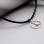 Olbye Peace Necklace Choker Leather Silver Choker Necklace for Women and Teen Girls Boho Jewelry Necklace Silver (Geometric) Olbye Peace Necklace Choker Leather Silver Choker Necklace for Women and Teen Girls Boho Jewelry Necklace Silver (Geometric)